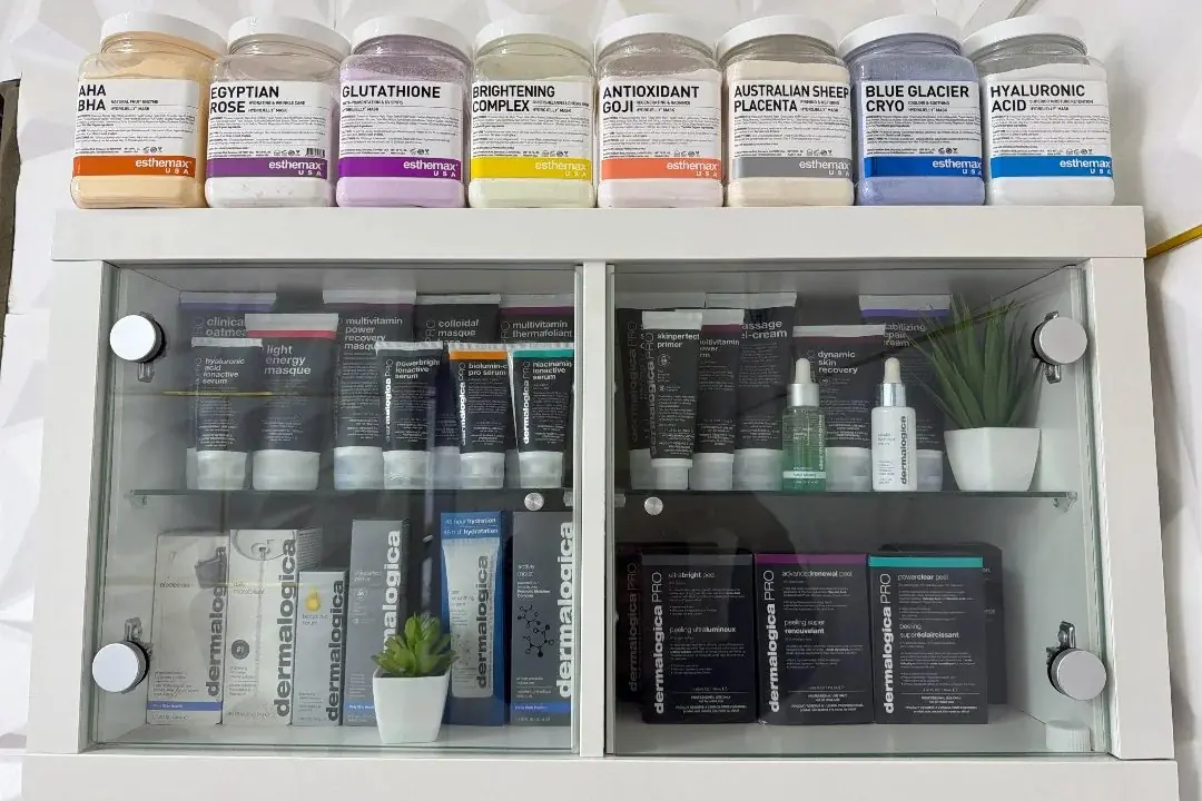Dermalogica PRO products in the treatment room